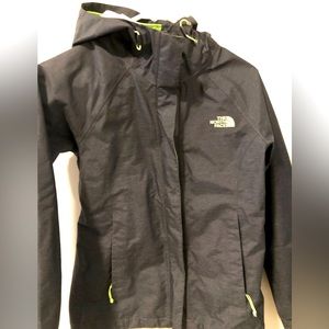 North Face charcoal shell jacket
